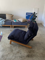 Muji High Back Reclining Chair (Denim)