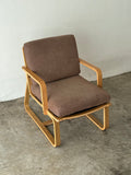 Muji Oak Living Dining Chair Set w/ Ottoman