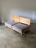 fine kagu lounging sofa