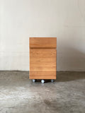 muji wooden desk cabinet