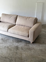 Muji 2.5 Seater Feather Pocket Coil Sofa (Gray)