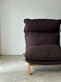Muji 2 Seater High back Reclining Chair (Dark Brown)