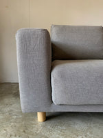 Muji 2 Seater Feather Pocket Coil Sofa (Gray)