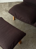 Muji 2 Seater High Back Reclining Chair w/ Ottoman