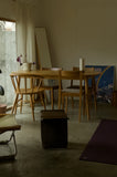 Muji Oak Rounded Leg Chair with Arms Set of 2