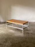 Oak and Chrome Coffee Table