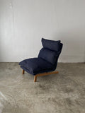 Muji High Back Reclining Chair (Denim)