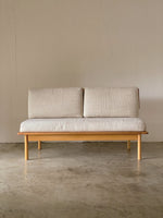 Nitori 2 Seater Oak Sofa