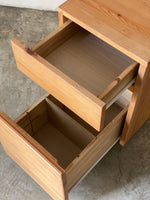 muji wooden desk cabinet