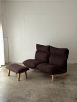 Muji 2 Seater High Back Reclining Chair w/ Ottoman