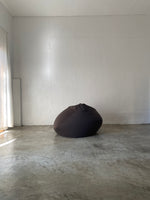 muji large bean bag + cover (dark brown)