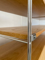 muji wide unit shelf set with flap doors (small)