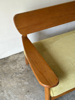 Karimoku 2 Seater Solid Wood Sofa