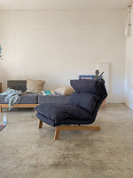Muji High Back Reclining Chair (Denim)