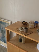 oak veneer console / sideboard cabinet