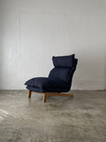 Muji High Back Reclining Chair (Denim)