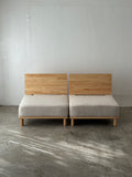 Mirumu Low Sofa Set of 2 (Ivory)