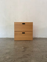 muji stacking chest drawers 2 tier