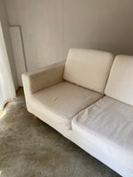 muji two seater urethane sofa