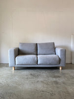 Muji 2 Seater Feather Pocket Coil Sofa (Gray)