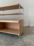 muji wide unit shelf set with flap doors (small)