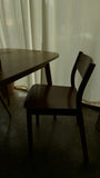 Muji Oak Round Dining Chair