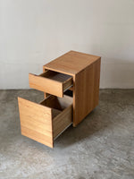 muji wooden desk cabinet