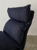 Muji High Back Reclining Chair (Denim)