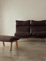 Muji 2 Seater High Back Reclining Chair w/ Ottoman