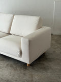 Muji Urethane Pocket Coil Sofa (White)