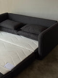 Koala Cushy 3 Seater Sofabed -  Queen (Charcoal Gray)