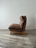 Muji 2 Seater High back Reclining Chair (Light Brown)