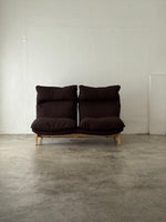 Muji 2 Seater High Back Reclining Chair w/ Ottoman