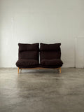 Muji 2 Seater High Back Reclining Chair w/ Ottoman