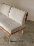 Nitori 2 Seater Oak Sofa