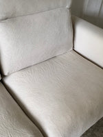 Muji 2.5 Seater High Back Feather Pocket Coil Sofa (white)