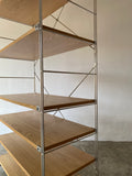 muji wide stainless unit shelf set
