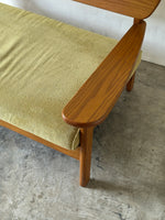 Karimoku 2 Seater Solid Wood Sofa