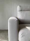 Muji 2.5 Seater High Back Feather Pocket Coil Sofa (white)