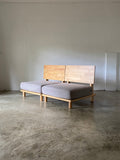 fine kagu lounging sofa