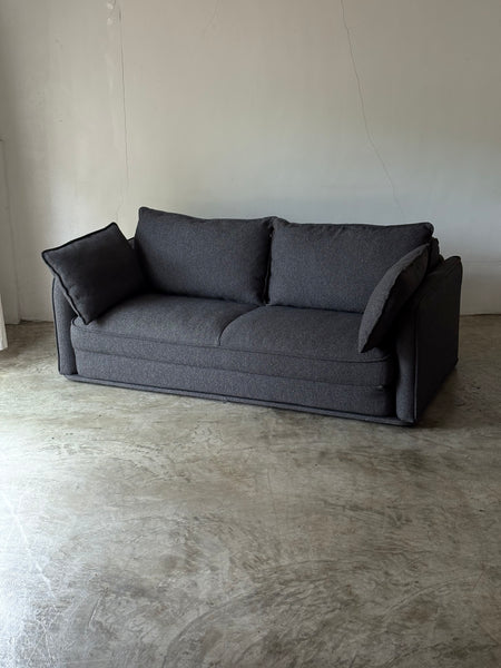 Koala Cushy 3 Seater Sofabed -  Queen (Charcoal Gray)