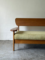 Karimoku 2 Seater Solid Wood Sofa