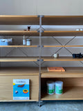 muji wide unit shelf set with flap doors (medium)