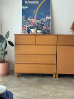 Muji Oak Wooden Drawers w/ Legs