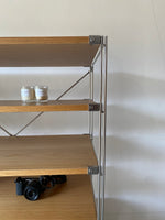 muji wide unit shelf set with flap doors (medium)