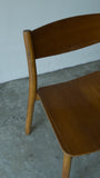 Muji Oak Round Dining Chair