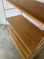 muji wide stainless unit shelf set