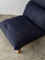Muji High Back Reclining Chair (Denim)