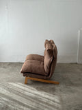 Muji 2 Seater High back Reclining Chair (Light Brown)