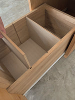 muji wooden desk cabinet